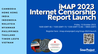 iMAP 2023 Internet Censorship Report Launch